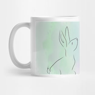 Little rabbit sketch Mug